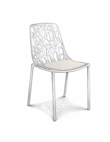 Filz Sitzauflage Fast Forest Stuhl