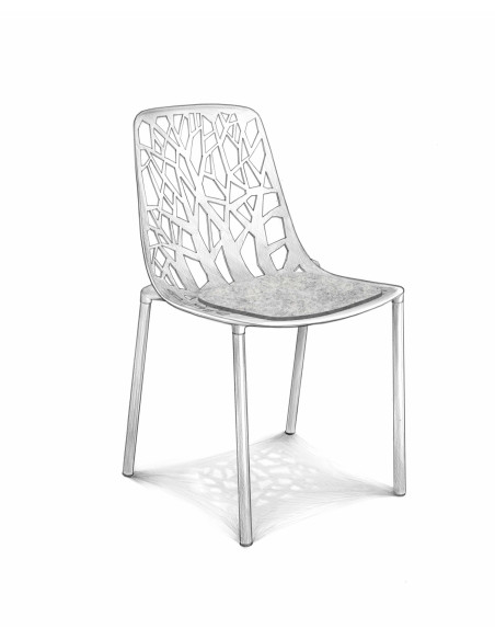 Filz Sitzauflage Fast Forest Stuhl