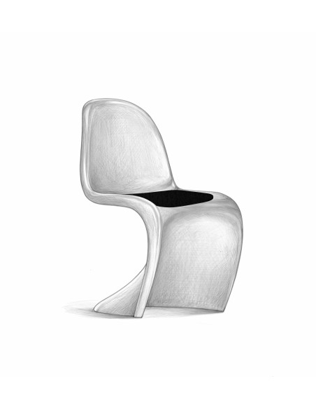 Filz Sitzauflage Vitra Panton Chair