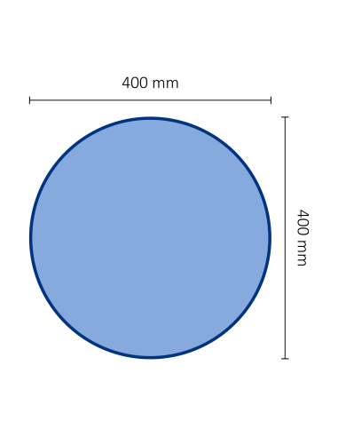 Coussin d'assise en feutre Rond