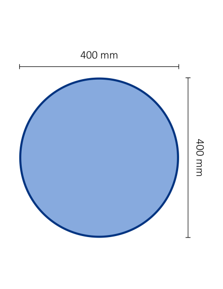 Coussin d'assise en feutre Rond