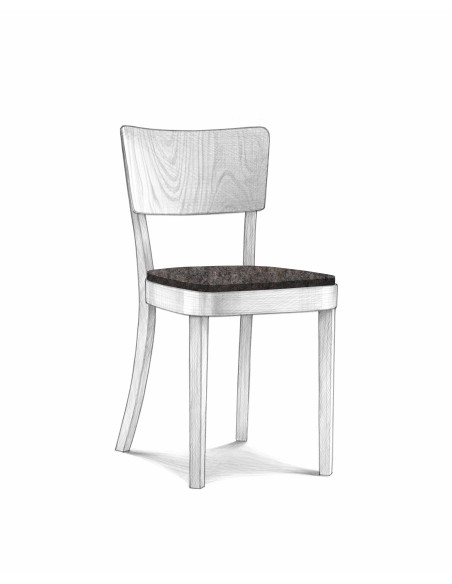 Felt seat pad horgen glarus safran